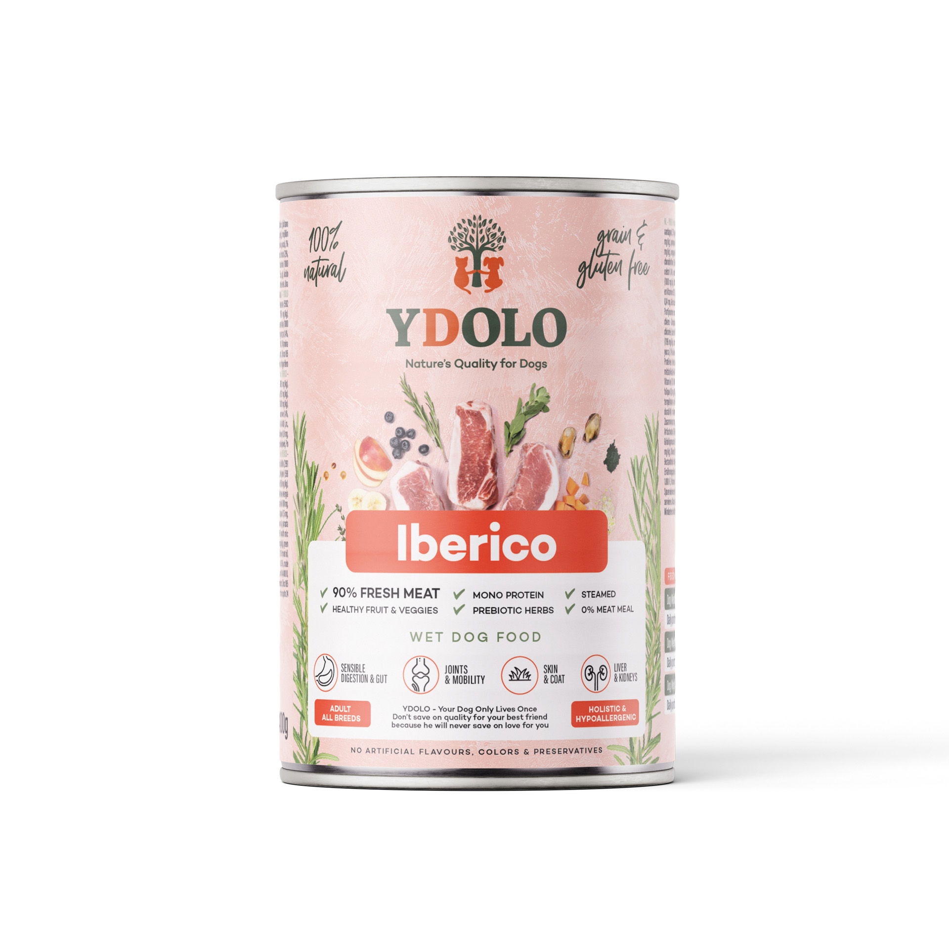 YDOLO Nassfutter für Hunde – Iberico